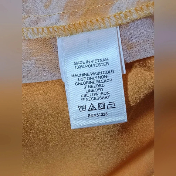 NWT 1.State Sunburst Orange Canyon Tie Dye High-Low Dress - Picture 11 of 13